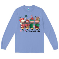 Colony Blue teacher christmas Long Sleeve Tee - MaliasSmallBusiness