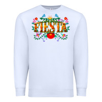 White fiesta cinco de mayo Premium Sweatshirt - CowGirlArtShop