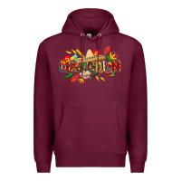 Burgundy cinco de mayo custodian Premium Hoodie - CowGirlArtShop