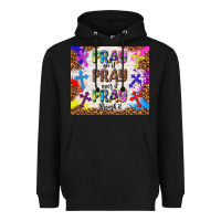 Black pray on it pray over it pray through it Heavyweight Hoodie - TumblerDesignByShophia