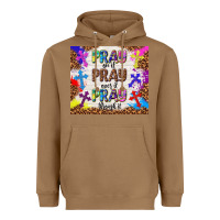 Toasted Coconut pray on it pray over it pray through it Heavyweight Hoodie - TumblerDesignByShophia