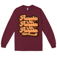 Burgundy pumpkin pumpkin pumpkin Long Sleeve Tee - JahusDesignShop