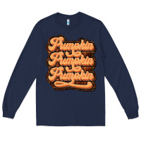 Navy pumpkin pumpkin pumpkin Long Sleeve Tee - JahusDesignShop
