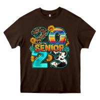 Chocolate Brown senıor 2023 Heavy Core Tee - AdoDesignShop