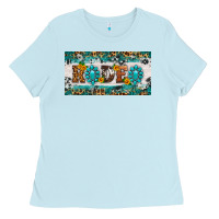 Baby Blue rodeo license plate Ladies Tee - HRA Design Shop