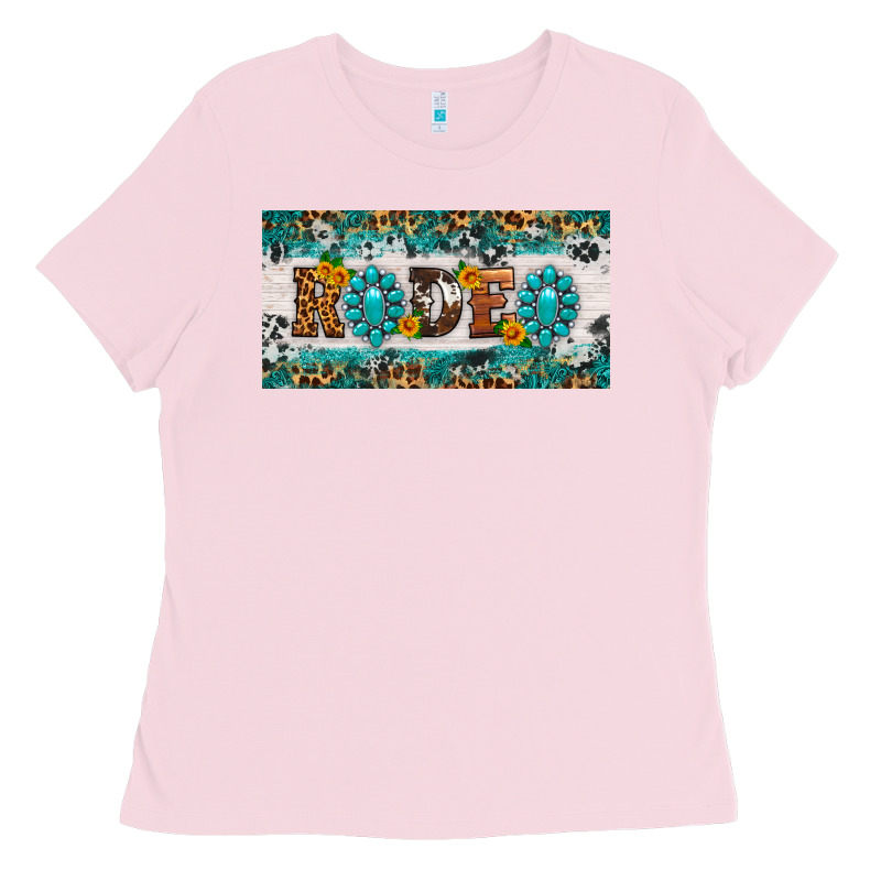 Rodeo License Plate Ladies Tee by HRA Design Shop | Teevron