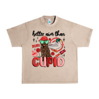 French Oak better aim than cupid with dog and duck Urban Heavy Tee - MaliasSmallBusiness