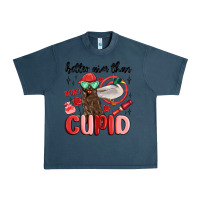 Midnight Navy better aim than cupid with dog and duck Urban Heavy Tee - MaliasSmallBusiness