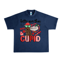 Navy better aim than cupid with dog and duck Urban Heavy Tee - MaliasSmallBusiness