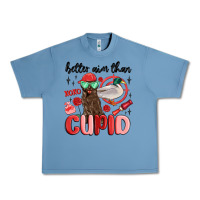 Pebble Blue better aim than cupid with dog and duck Urban Heavy Tee - MaliasSmallBusiness