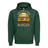 Sports Green Welder Wıll Work For Burger Zipper Hoodie - Bettercallsaul