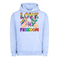 Pigment Grape Ice Love Is Freedom Urban Hoodie - BundleAndBundleShop