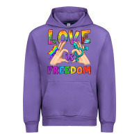 Tulip Love Is Freedom Urban Hoodie - BundleAndBundleShop