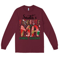 Burgundy santa favorite medical assistant Long Sleeve Tee - MaliasSmallBusiness