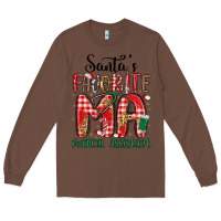 Chestnut santa favorite medical assistant Long Sleeve Tee - MaliasSmallBusiness
