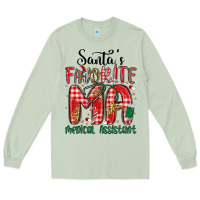 Matcha santa favorite medical assistant Long Sleeve Tee - MaliasSmallBusiness