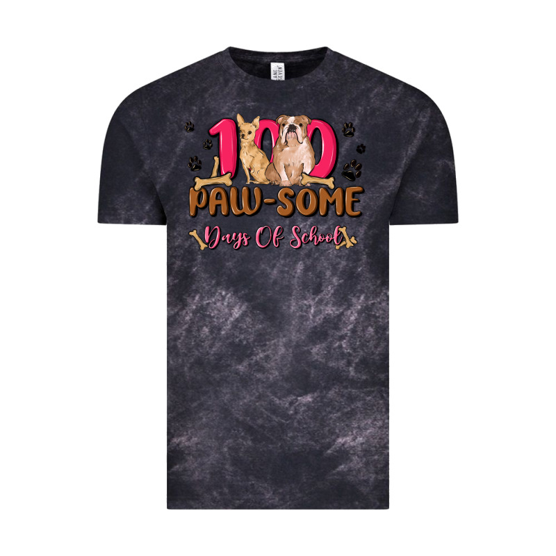 100 Paw Some Days Of School Vintage Tee by MaliasSmallBusiness | Teevron