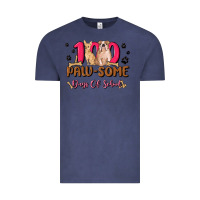 Vintage Denim 100 paw some days of school Vintage Tee - MaliasSmallBusiness