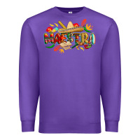 Purple cinco de mayo maestra Premium Sweatshirt - CowGirlArtShop