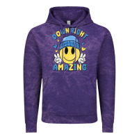 Cloud Purple down right amazing Vintage Hoodie - MaliasSmallBusiness