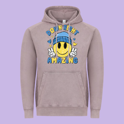 Down Right Amazing Vintage Hoodie Designed By Maliassmallbusiness
