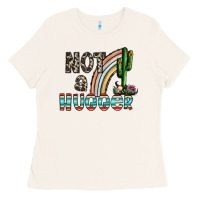 Bone not a hugger Ladies Tee - CowhideDigitalArt