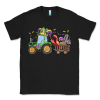 Black mardi gras tractor Classic Tee - MaliasSmallBusiness
