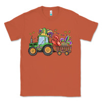 Copper mardi gras tractor Classic Tee - MaliasSmallBusiness