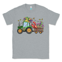 Heather Grey mardi gras tractor Classic Tee - MaliasSmallBusiness