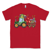 Red mardi gras tractor Classic Tee - MaliasSmallBusiness