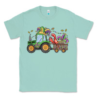 Seafoam mardi gras tractor Classic Tee - MaliasSmallBusiness