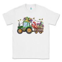 White mardi gras tractor Classic Tee - MaliasSmallBusiness