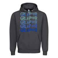 Smoke Girl Power Peace Zipper Hoodie - Bettercallsaul