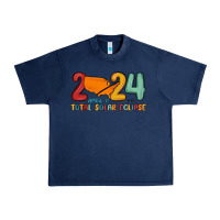 Navy total solar eclipse Urban Heavy Tee - MaliasSmallBusiness