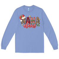 Colony Blue nana claus Long Sleeve Tee - MaliasSmallBusiness