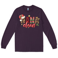 Plum nana claus Long Sleeve Tee - MaliasSmallBusiness