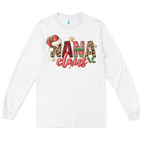 White nana claus Long Sleeve Tee - MaliasSmallBusiness