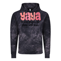 Cloud Black yaya in every season, she shines with grace Vintage Hoodie - MaliasSmallBusiness