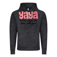 Vintage Black yaya in every season, she shines with grace Vintage Hoodie - MaliasSmallBusiness