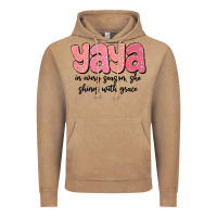 Vintage Coffee yaya in every season, she shines with grace Vintage Hoodie - MaliasSmallBusiness