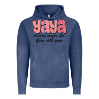 Vintage Denim yaya in every season, she shines with grace Vintage Hoodie - MaliasSmallBusiness