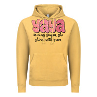 Vintage Mustard yaya in every season, she shines with grace Vintage Hoodie - MaliasSmallBusiness