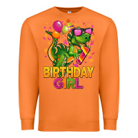 Carrot 1st birthday girl t rex pink Premium Sweatshirt - CowGirlArtShop