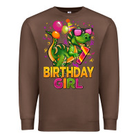 Chestnut 1st birthday girl t rex pink Premium Sweatshirt - CowGirlArtShop