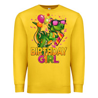 Lemon 1st birthday girl t rex pink Premium Sweatshirt - CowGirlArtShop