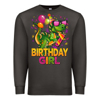 Smoke 1st birthday girl t rex pink Premium Sweatshirt - CowGirlArtShop