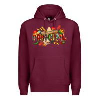 Burgundy cinco de mayo principal Premium Hoodie - CowGirlArtShop