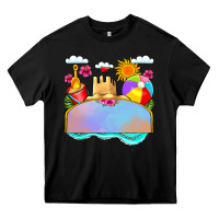 Black custom name summer beach toys Heavy Core Tee - JahusDesignShop