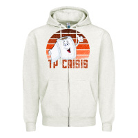 Oatmeal Heather Surviving The 2020 Tp Crisis Zipper Hoodie - Bettercallsaul