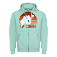 Seafoam Surviving The 2020 Tp Crisis Zipper Hoodie - Bettercallsaul